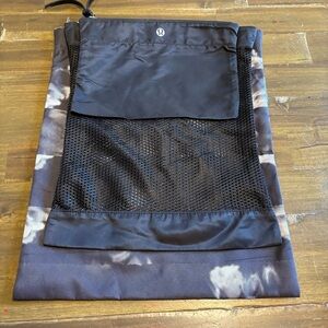 Lululemon HTF RARE Sweat Happens Liner Bags Set Bundle Mesh Pouch Black